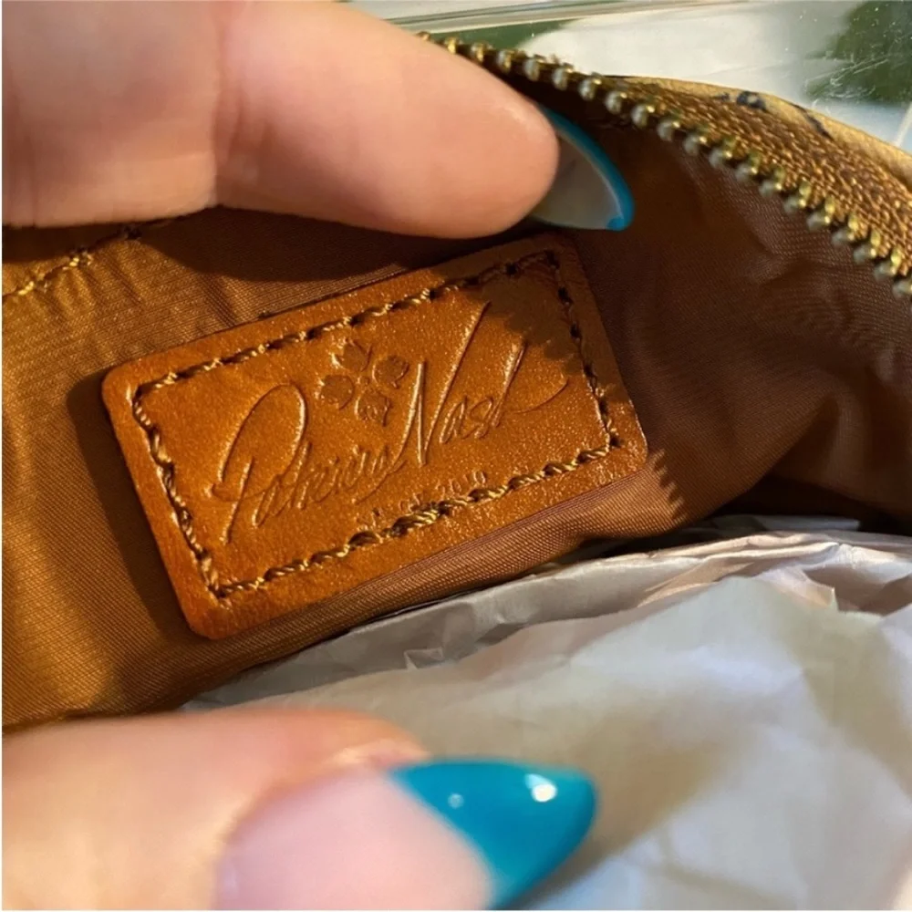 NWT Patricia Nash Patina Mini Cosmetic Case- European Map Print